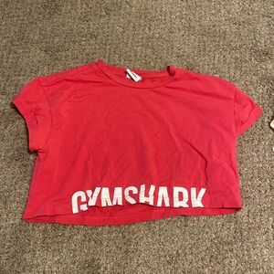 Pink gymshark crop top